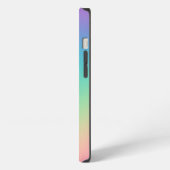 ゴージャスな虹のグラデーション iPhoneケース (左側面)