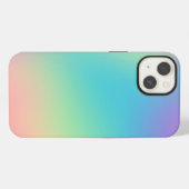 ゴージャスな虹のグラデーション iPhoneケース (裏面横)