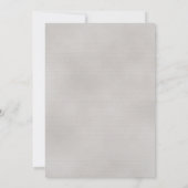 ゴージャスな赤いバラと金ゴールドアクセント結婚ズ セーブザデート (裏面)