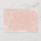 ゴージャスな赤面&ブルゴーニュの花エレガントな結婚式 エンクロージャーカード (裏面)