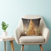 ゴージャスな金ゴールドクリスマスツリー クッション (椅子)