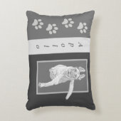 ゴージャスな鉛筆ベルギーマリノワアクセント枕 アクセントクッション (正面(垂直))