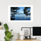 ゴージャスな青い空 ポスター (ホームオフィス)