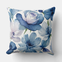 ゴージャスな青と白のフローラ