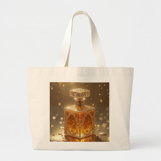 ゴージャスな香り付きトートバッグボトル ラージトートバッグ (正面)