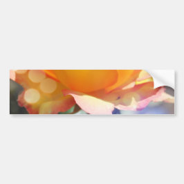 ゴージャスな黄色いバラの花。花の写真。 バンパーステッカー