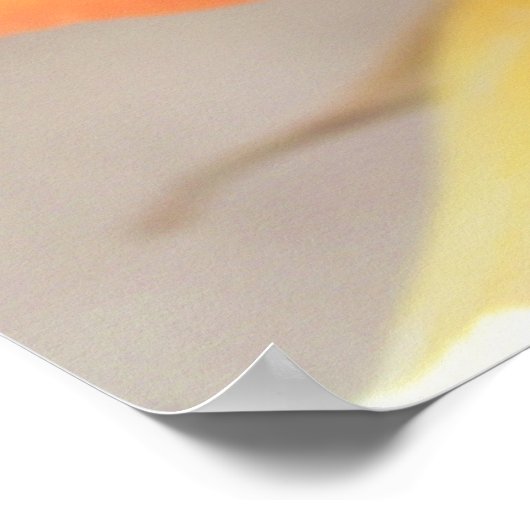 ゴージャスな黄色いバラ花主の祈りの言葉 ポスター (角)