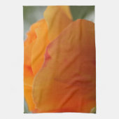 ゴージャスな黄色のバラの花写真。 キッチンタオル (縦)