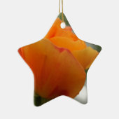 ゴージャスな黄色のバラの花写真。 セラミックオーナメント (右)