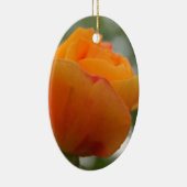 ゴージャスな黄色のバラの花写真。 セラミックオーナメント (右)