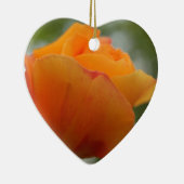 ゴージャスな黄色のバラの花写真。 セラミックオーナメント (右)