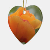 ゴージャスな黄色のバラの花写真。 セラミックオーナメント (左)