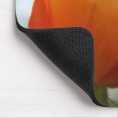 ゴージャスな黄色のバラの花写真。 マウスパッド (コーナー)