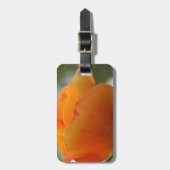 ゴージャスな黄色のバラの花写真。 ラゲッジタグ (正面縦)