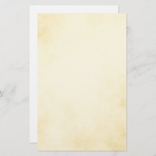 ゴージャスな黄金の羊皮紙 便箋 (正面/裏面)