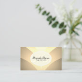 ゴージャスな黄金の蓮の花 名刺 (スタンド正面)