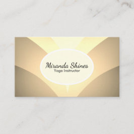 ゴージャスな黄金の蓮の花 名刺