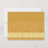 ゴージャスな50周年結婚記念日招待状 招待状 (裏面)