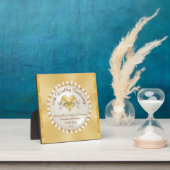 ゴージャスな50周年記念プラパーソナライズされたーク フォトプラーク (インサイチュ)