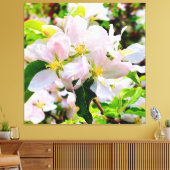 ゴージャスなMalus asiatica写真 キャンバスプリント (インサイチュ (リビング))