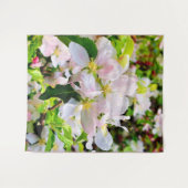 ゴージャスなMalus asiatica写真 タペストリー (正面(横))