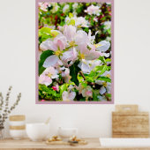 ゴージャスなMalus asiatica写真 ポスター (キッチン)