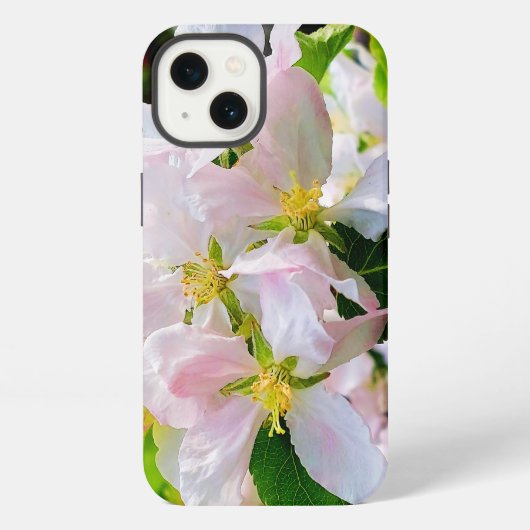ゴージャスなMalus asiatica写真 iPhoneケース (裏面)