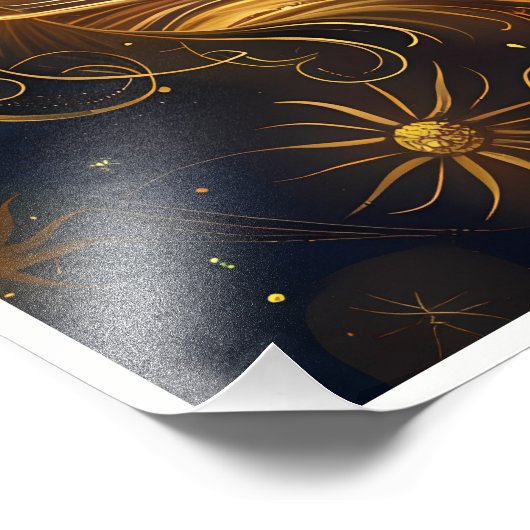 ゴージャスアストロロジー〔占星術の〕十二宮図誕生標識 フォトプリント            (角)