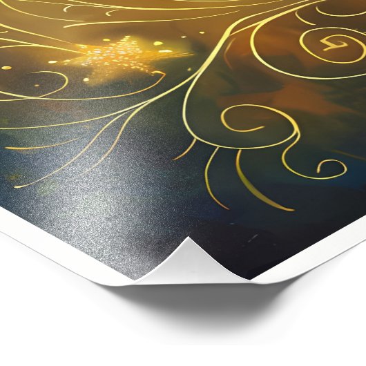 ゴージャスアストロロジー〔占星術の〕十二宮図誕生標識 フォトプリント            (角)