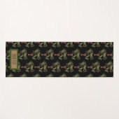 ゴージャスアフリカプリントアンカラファブリックヨガマット ヨガマット (正面(横))