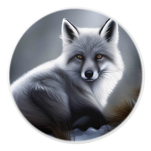 ゴージャスアルティックキツネ セラミックノブ (正面)