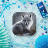 ゴージャスアルティックキツネ ペーパープレート (パーティー)