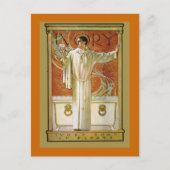 ゴージャスアンティークヴィンテージアイボリーアドノテカーズ ポストカード (正面)