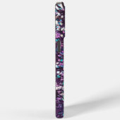 ゴージャスイニシャルパープルグリッター Case-Mate iPhoneケース (裏面 / 右)