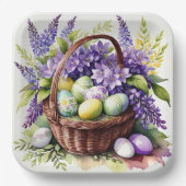 ゴージャスイースター紙プレート ペーパープレート (正面)