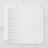 ゴージャスウィンターツリー招待状 招待状 (裏面)