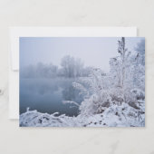 ゴージャスウィンターレイク招待状 招待状 (正面)