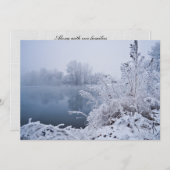 ゴージャスウィンターレイク招待状 招待状 (正面/裏面)