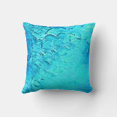 ゴージャスウォーターカラートロピカル海テーマデザイン クッション (裏面)