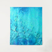 ゴージャスウォーターカラートロピカル海テーマデザイン タペストリー (正面)