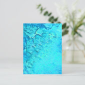 ゴージャスウォーターカラートロピカル海テーマデザイン ポストカード (スタンド正面)