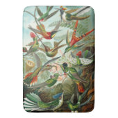 ゴージャスエルンストハエッケルハミングバード バスマット (正面縦)