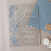 ゴージャスエレガントヴィンテージキンセアニェラ15誕生日 アクリル招待状