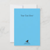 ゴージャスオレゴンコーストグリーテパーソナライズされたィングカード サンキューカード (裏面)