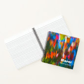 ゴージャスカラー抽象芸術絵を描ドリームジャーナル ノートブック (内部)