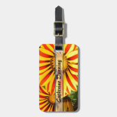 ゴージャスガザニア ラゲッジタグ (正面縦)