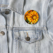 ゴージャスガザニア 缶バッジ (インサイチュ)