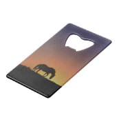 ゴージャスクレジットカード馬ボトルオープナー クレジットカード栓抜き (正面アングル)