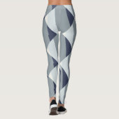 ゴージャスグレーフェード抽象芸術 レギンス (裏面)