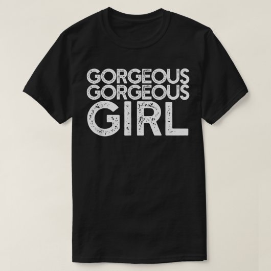 ゴージャスゴージャスガールBFFおもしろいミーム Tシャツ (デザイン正面)